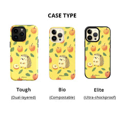 Hedgehog Harvest iPhone Case - milkycases iphone case - farm days - 1 case type