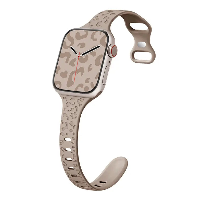 Embossed Leopard Apple Watch Band - milkycases