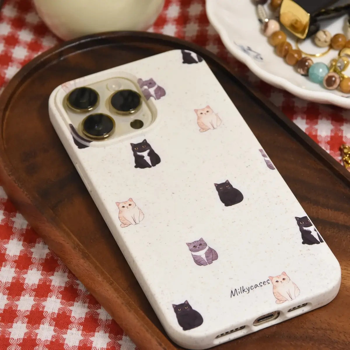 Kitten Nook iPhone Case - milkycases iphone case - compostable iphone case