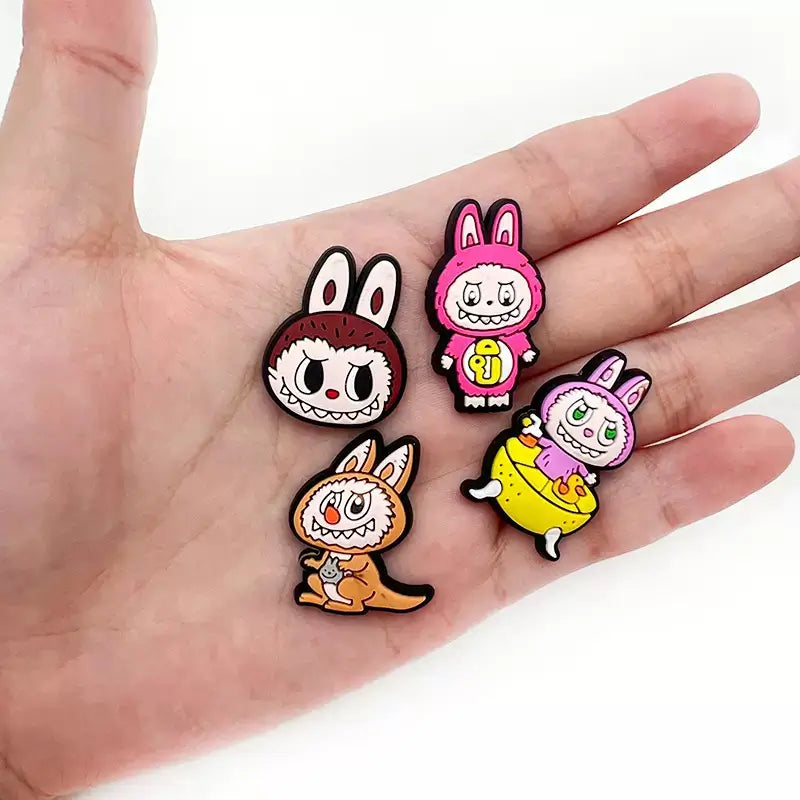 Labubu Hole Charms for Crocs iPhone Case