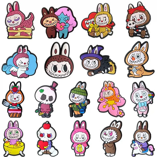 Labubu Hole Charms for Crocs iPhone Case