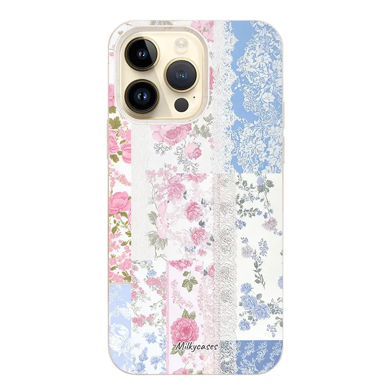 Lace Collage iPhone Case - milkycases iphone case - compostable iphone case