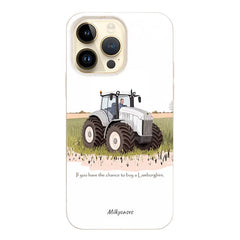 Lambo Tractor iPhone Case - compostable iphone case - sustainable iphone case