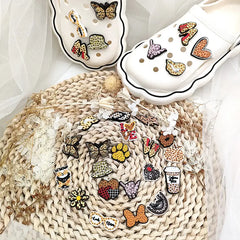 Leopard Chic Jibbitz for Crocs iPhone Case