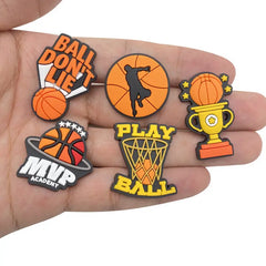 Love Basketball Hole Charms for Crocs iPhone Case
