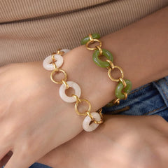Marea Resin Link Bracelet
