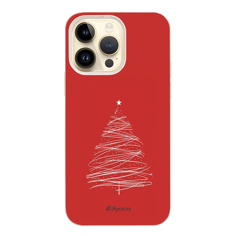 Marry Christmas iphone case - milkycases iphone case - mindful vibe - compostable iphone case  biodegredable 