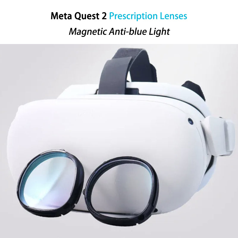 Meta Quest 2 Prescription Lenses - Magnetic Anti-blue Light