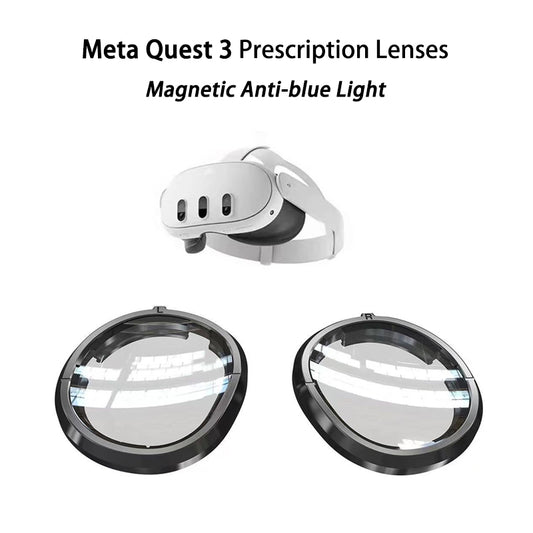 Meta Quest 3 Prescription Lenses - Magnetic Anti-blue Light