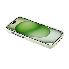 Mint Cream Leather iPhone Case with Stand