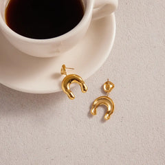 Molten Arc Earrings
