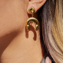 Molten Arc Earrings