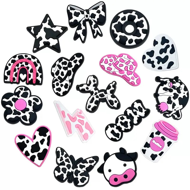 Moo Mood Hole Charms for Crocs iPhone Case