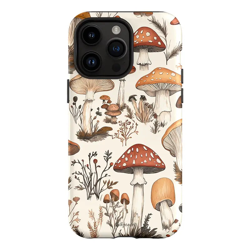 Mushroom Magic iPhone Case - milkycases iphone case - tough iphone case