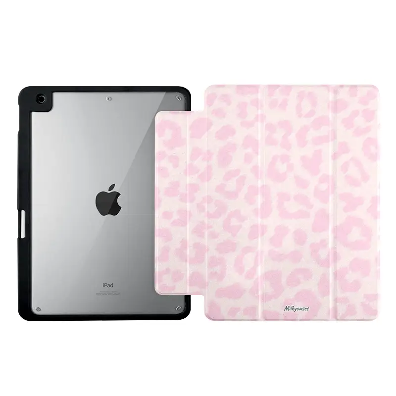 Pink Leopard iPad Case - milkycases - front