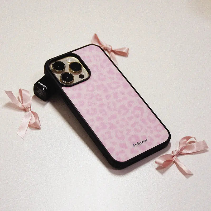 Pink Leopard iPhone Case - milkycases iphone case - wild grassland1