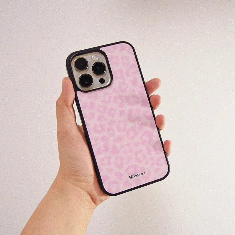 Pink Leopard iPhone Case - milkycases iphone case - wild grassland4