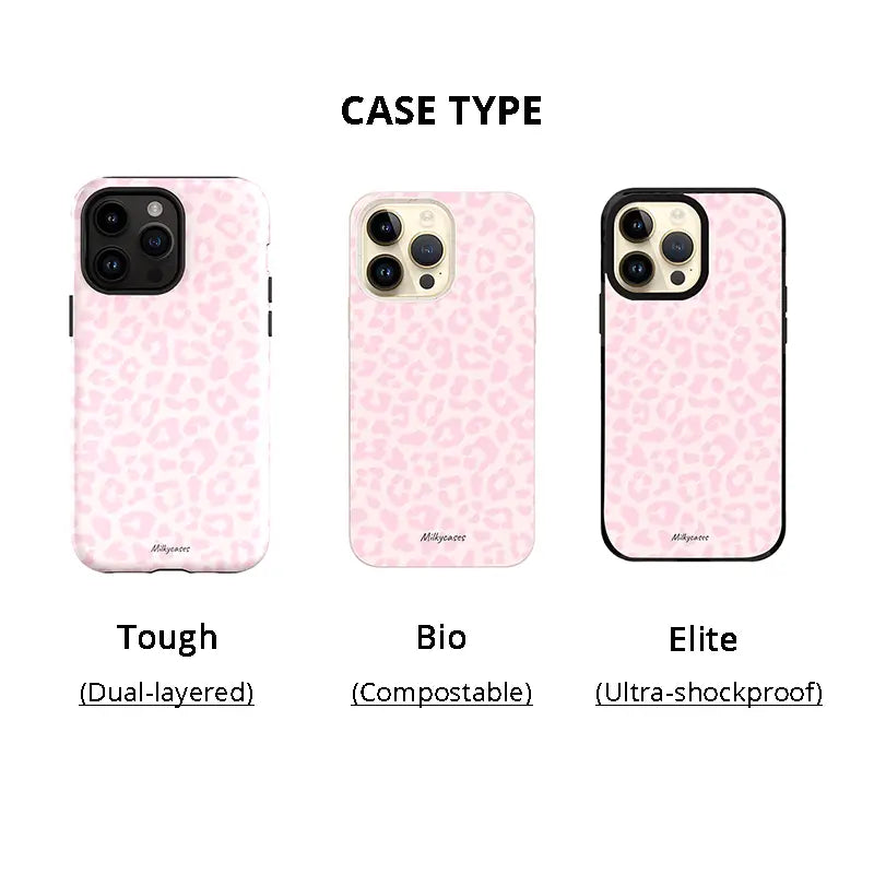 Pink Leopard iPhone Case - milkycases iphone case - wild grassland case type