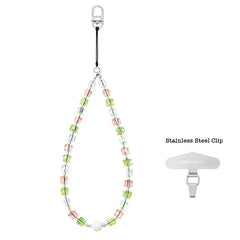 Pixel Cubes Beaded Phone Charm | Beaded Phone Strap