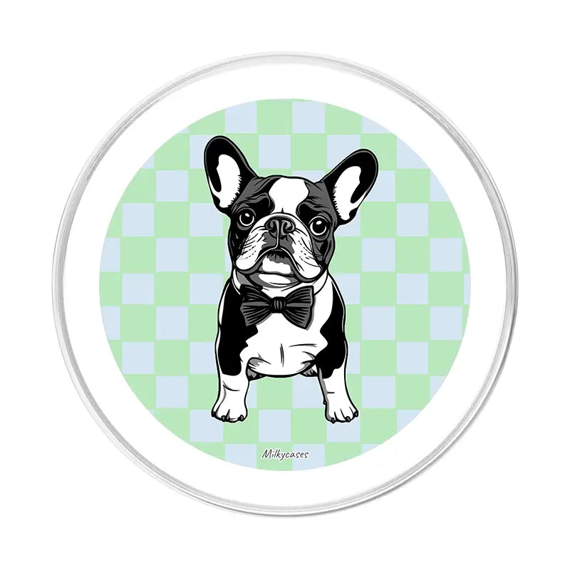 Playful Bulldog PopGrip  Phone Grip - milkycases  gripease - phone stand