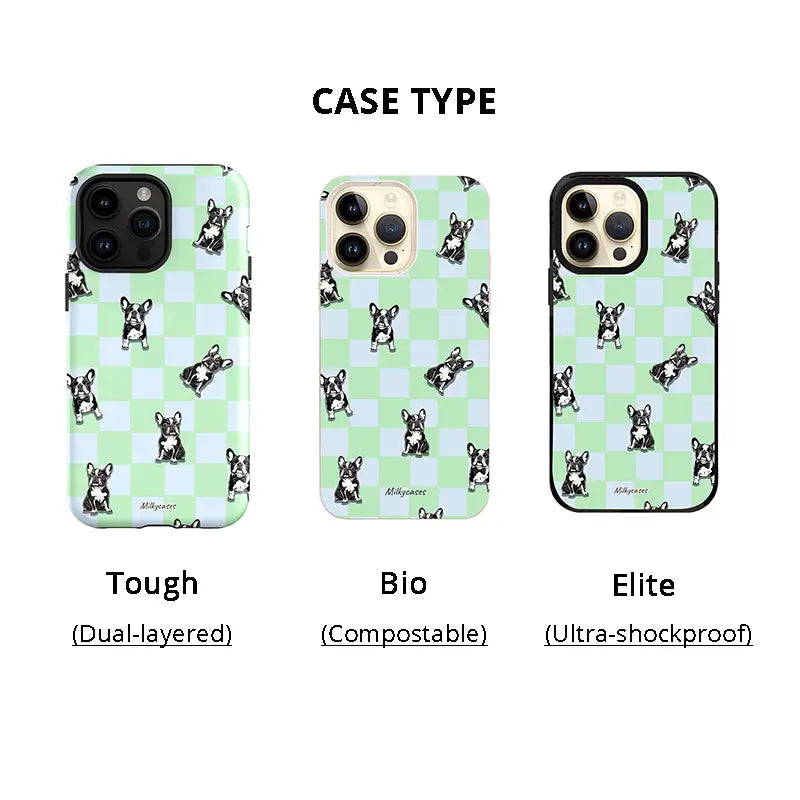 Playful Bulldog iPhone Case - milkycases iphone case - 1 case type