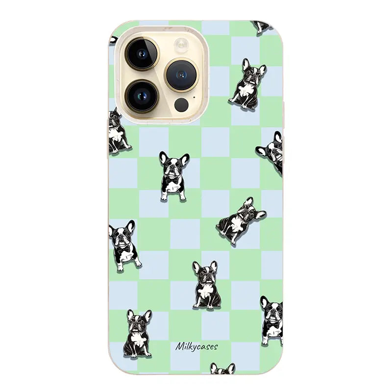 Playful Bulldog iPhone Case - milkycases iphone case - compostable iphone case