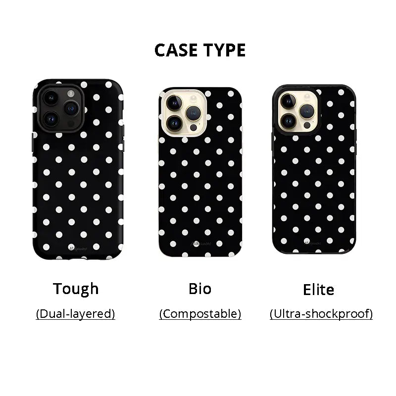 Polka Vibes iPhone Case - milkycases iphone case - 1 case type