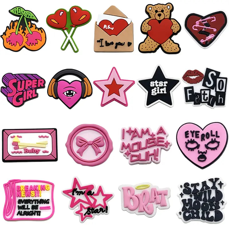 Pop Girl Hole Charms for Crocs iPhone Case