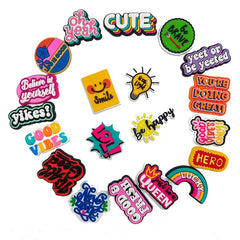 Power Sayings Hole Charms for Crocs iPhone Case