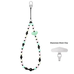 Puffy Love Beaded Phone Charm | Beaded Phone Strap