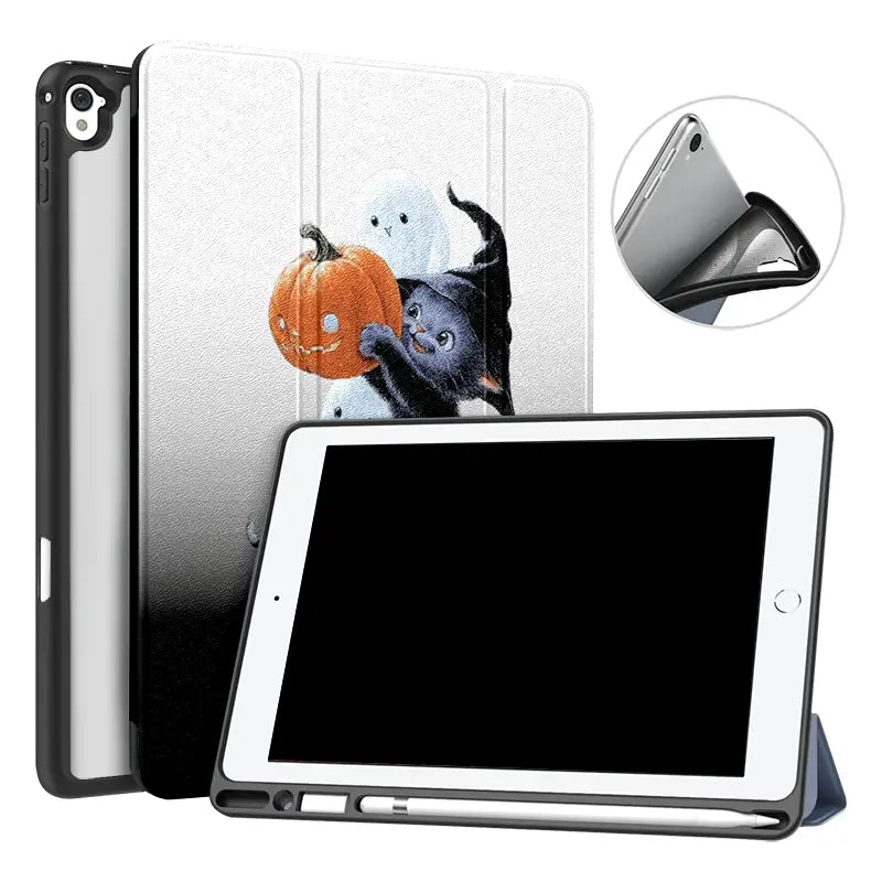 Pumpkin Kitty iPad Case - milkycases A front