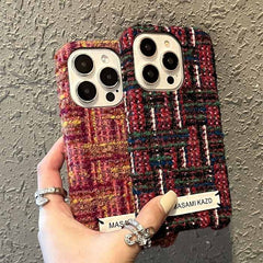 Red Fluffy Plush iPhone Case