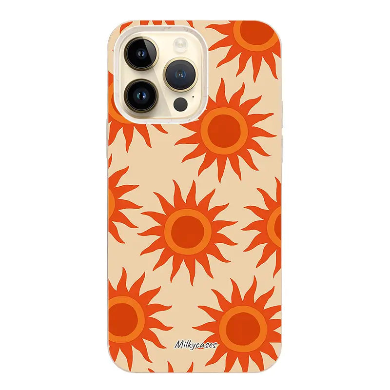 Retro Sun iPhone Case - milkycases - compostable iphone case