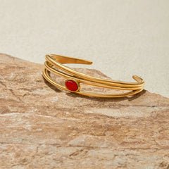 Scarlet Glow Bangle