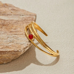 Scarlet Glow Bangle