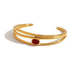 Scarlet Glow Bangle