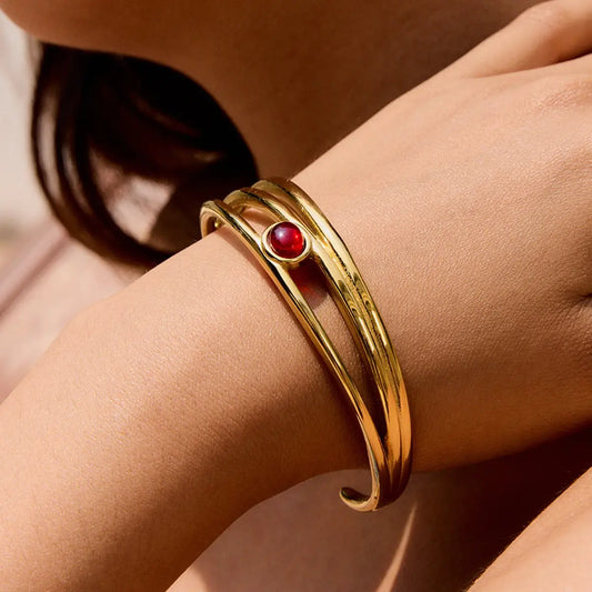 Scarlet Glow Bangle