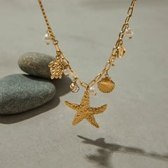 Seaside Treasure Charm Necklace