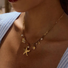 Seaside Treasure Charm Necklace