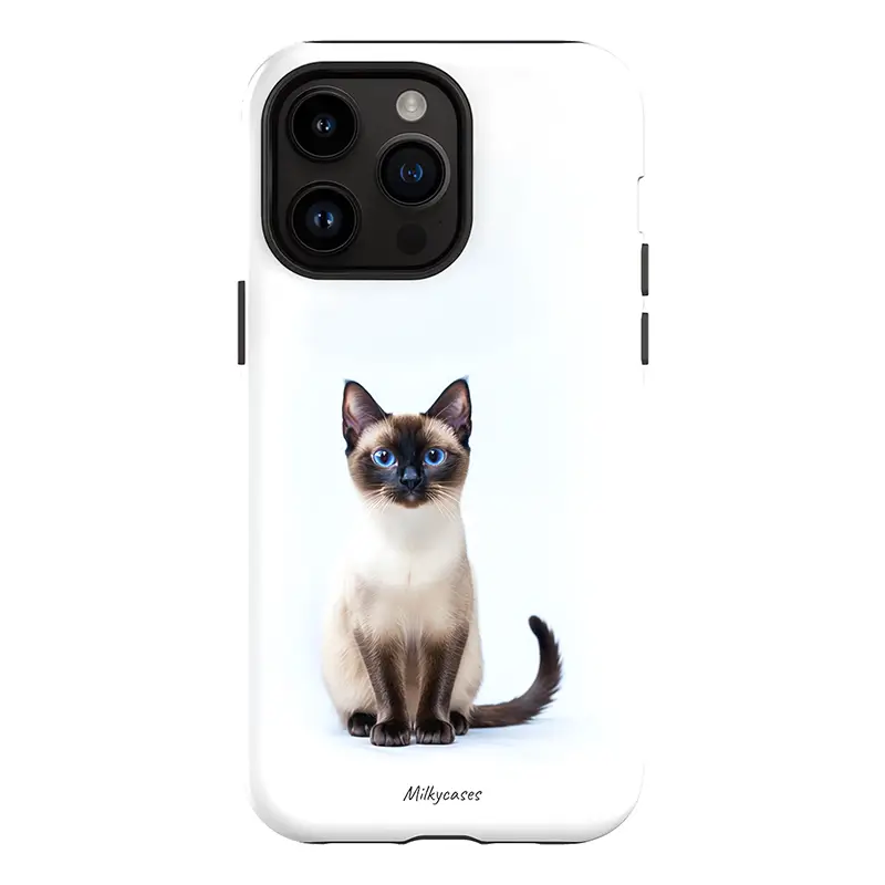 Siamese Cat iPhone Case - milkycases iphone case - tough iphone case