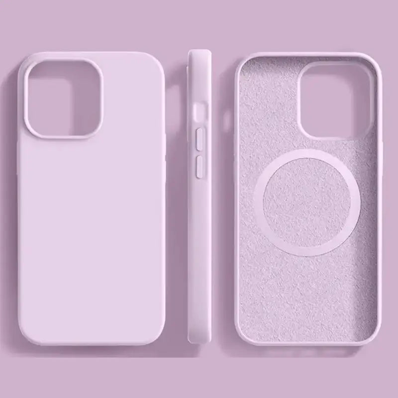 Silicone iPhone Case - Lilac - milkycases iphone case magsafe