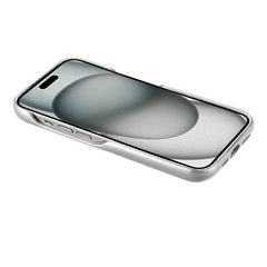 Silver Shine Leather iPhone Case with Stand