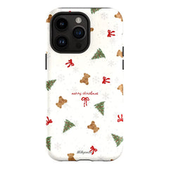Snowflake Teddy iPhone Case