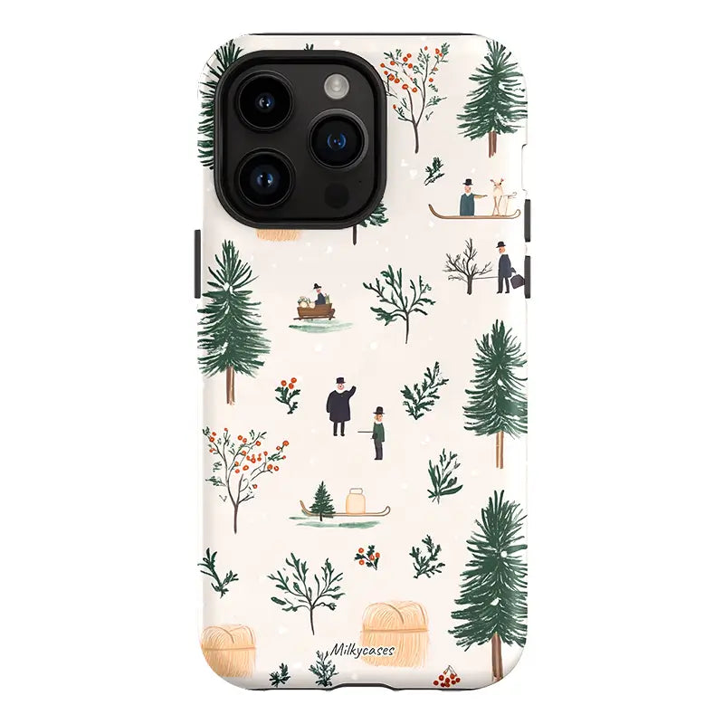 Snowy Village iPhone Case - milkycases iphone case - tough iphone case