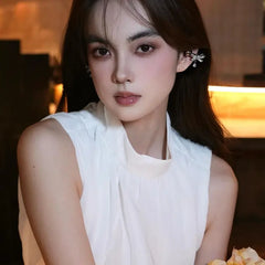 Sparkle Bow Jewelry for Ear Clip Earbuds