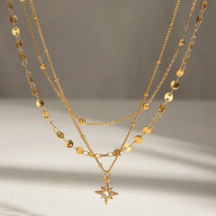 Starlit Layers Necklace