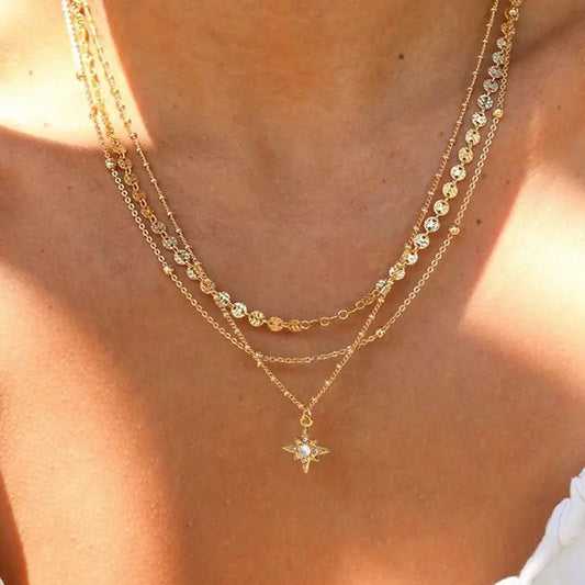 Starlit Layers Necklace
