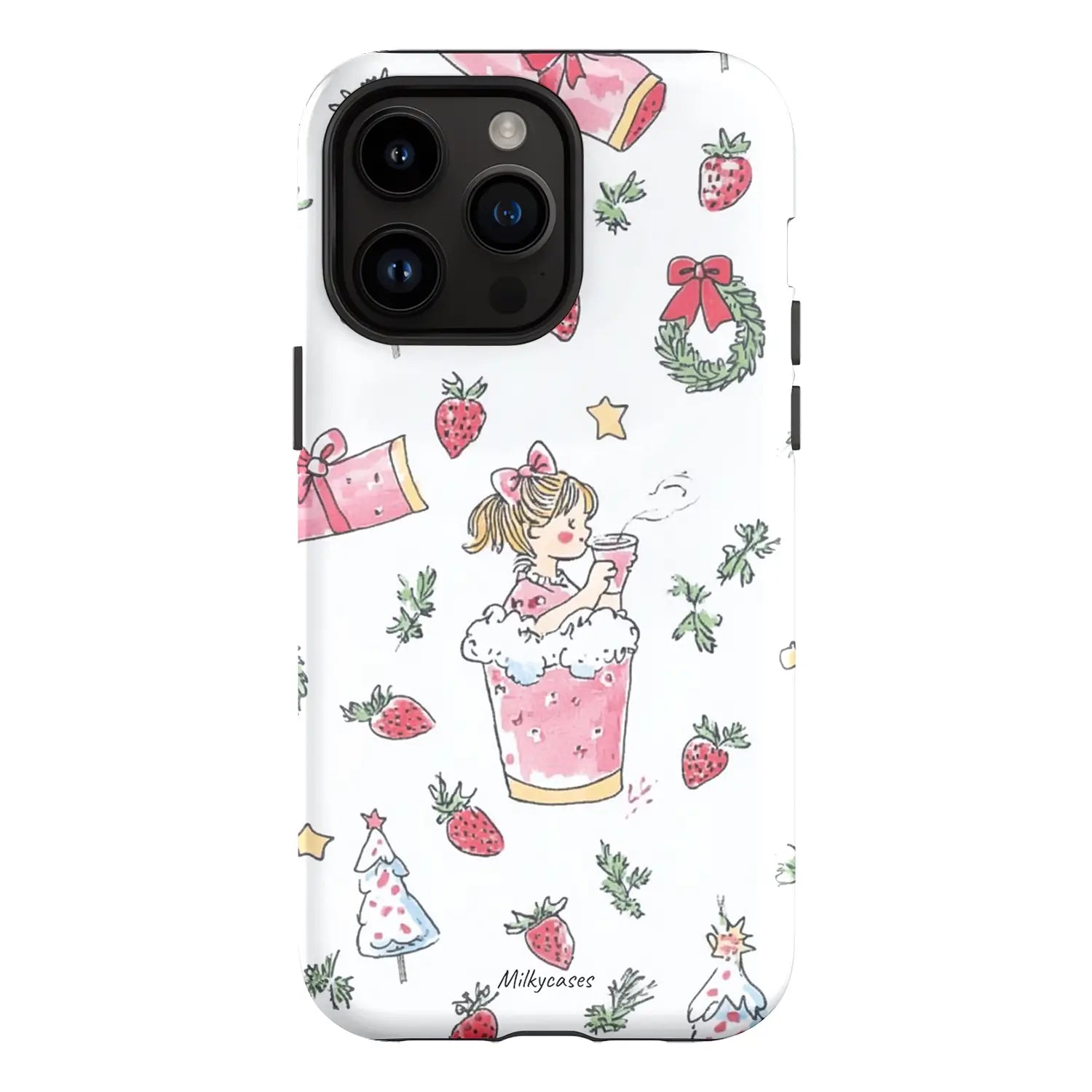 Strawberry Juicy iPhone Case - milkycases iphone case - tough iphone case