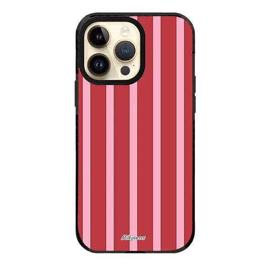 Strawberry Stripe iPhone Case - milkycases iphone case - elite iphone case