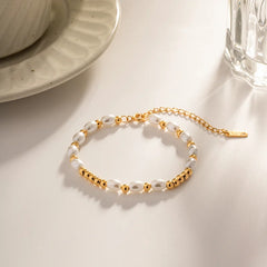 Sunday Pearl Bead Bracelet